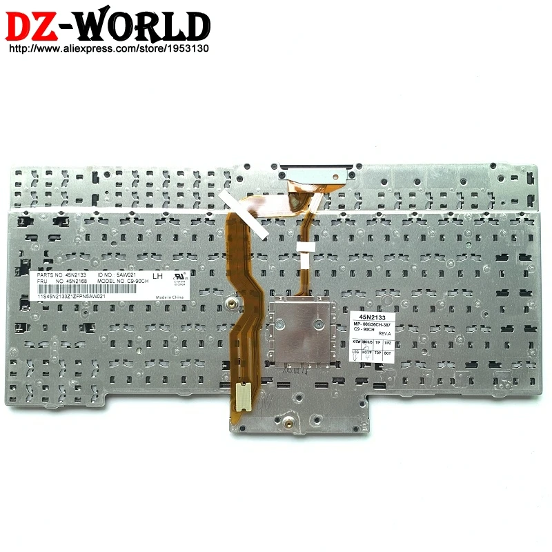 Швейцарская клавиатура SWS CH для Lenovo Thinkpad T410 T420 X220 X220i T410S T420S T510 T520 W510 W520 Teclado 45N2168