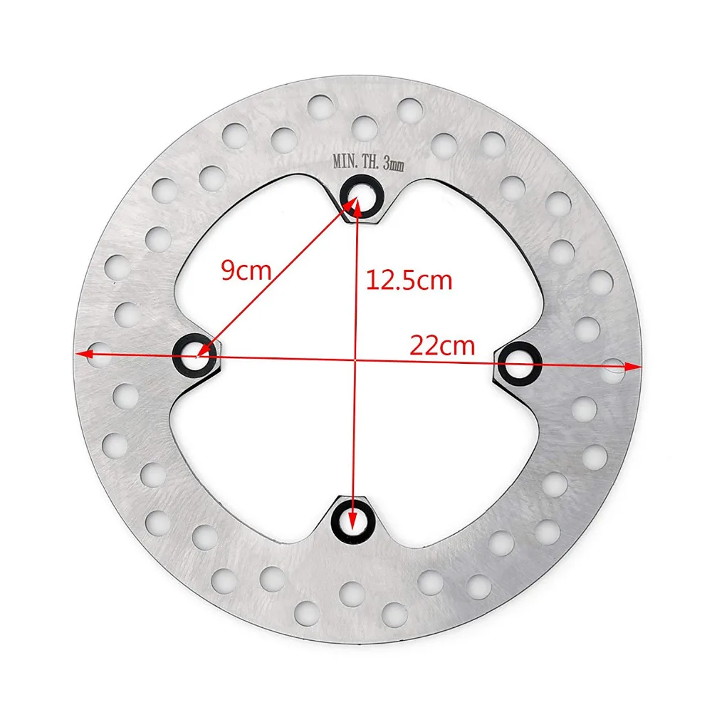 Мотоциклетный тормозной дисковый ротор evomosa CNC Gear для Honda XR250R Kawasaki KFX 400cc 400 2003-2006