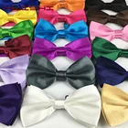 HUISHI распродажа мужской галстук-бабочка Классическая атласная галстук-бабочка 1 шт. для свадебной вечеринки Регулируемый классический Красочный галстук-бабочка шеи