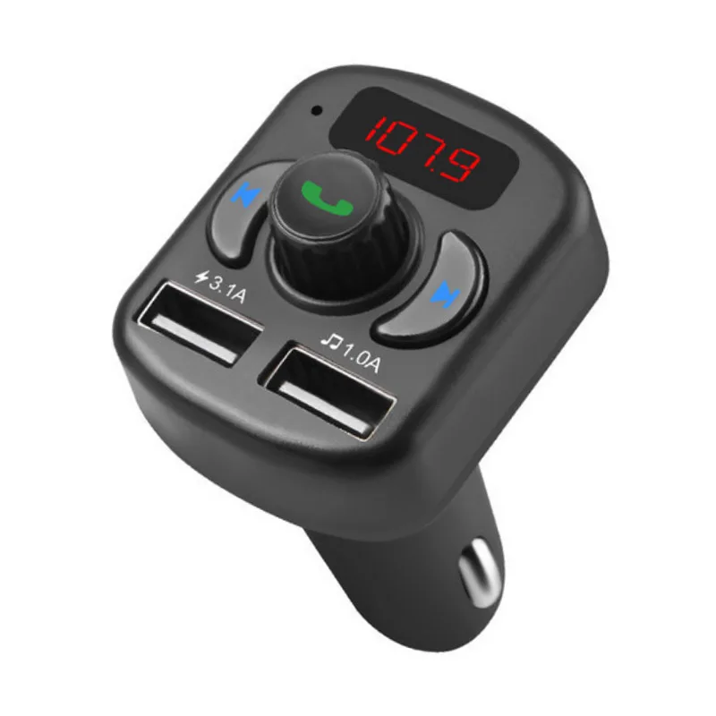 JaJaBor беспроводной fm передатчик Bluetooth 5 0 автомобильный комплект громкой связи