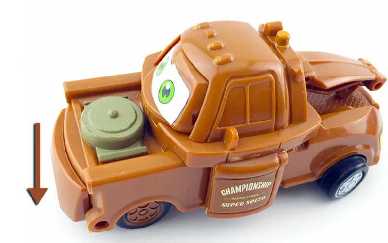 1 шт. disney Pixar Cars 2 3 Lightning McQueen экзотический детский гоночный автомобиль мальчик Рождественский подарок модель автомобиля деформированная игрушка яйцо подарок