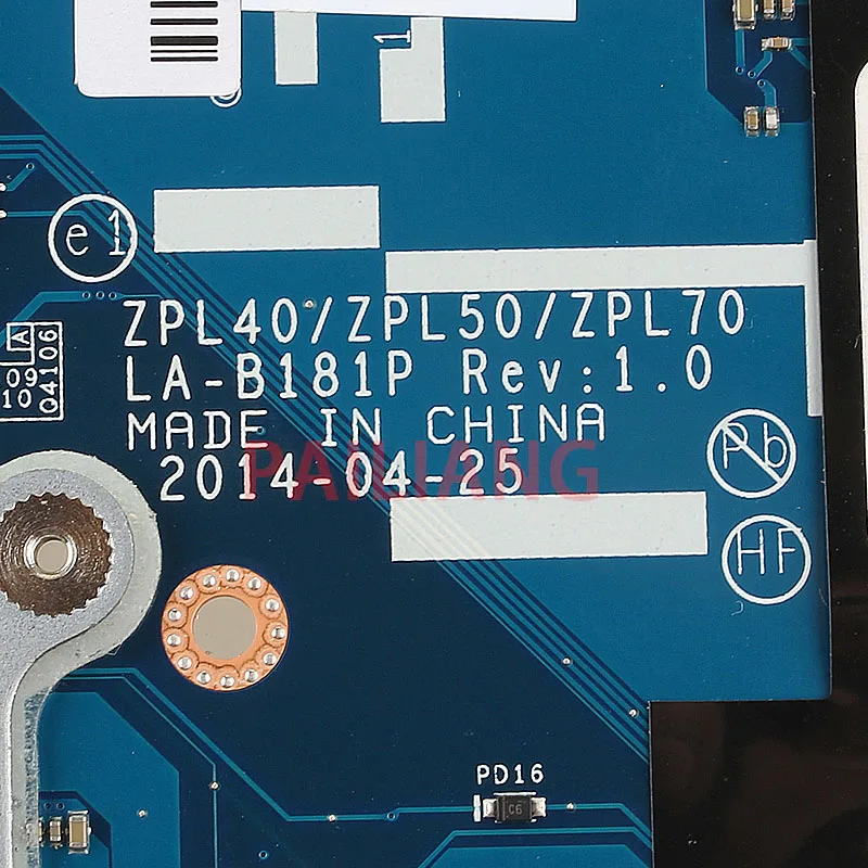 PAILIANG материнская плата для ноутбука HP Probook 450 G2 I3 784118 001 501 ZPL40/ZPL50/ZPL70 LA B181P tesed