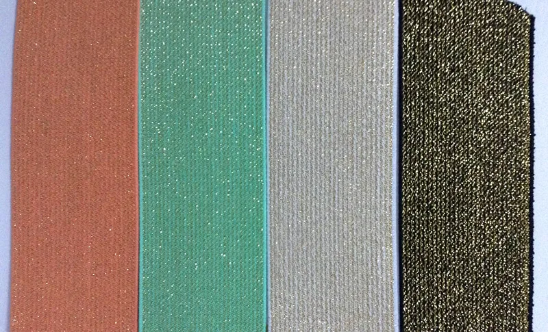 5 см средняя эластичная металлическая блестящая тесьма эластичный пояс для юбки