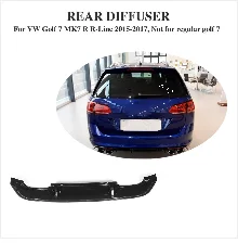 Задний спойлер на крыше козырек окна для Volkswagen VW Golf 7 MK7 VII GTI& R- задний козырек окна FRP черный