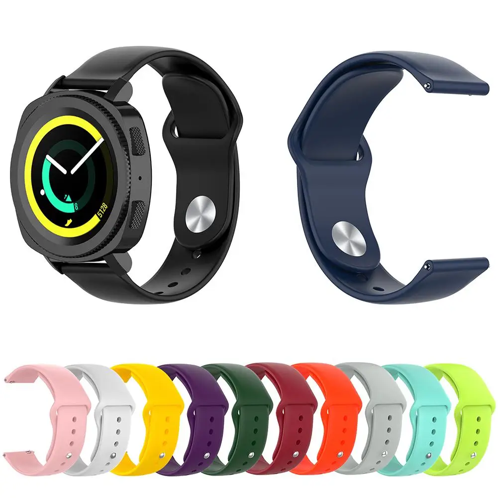 Новое поступление мягкие силиконовые Регулируемые часы ремешок для samsung gear Sport R600