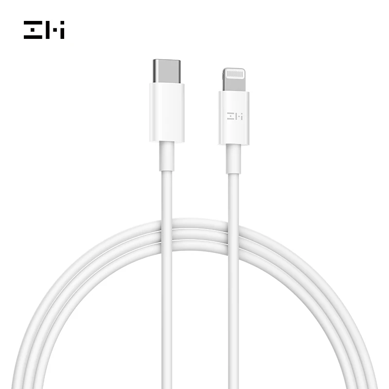 Сертифицированный MFI PD кабель ZMI AL870 для быстрой зарядки USB C к Lightning передачи