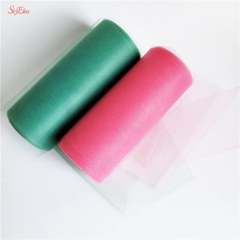 Фиолетовый/розовый/белый 25 ярдов тюль рулон Тюль органза ткань Сделай Сам