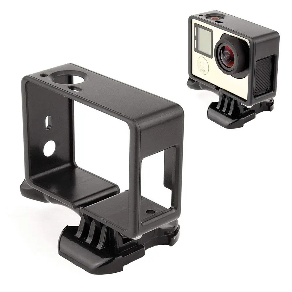 Черный чехол для камеры защитная рамка Gopro Hero 4 3 + стандартные защитные аксессуары