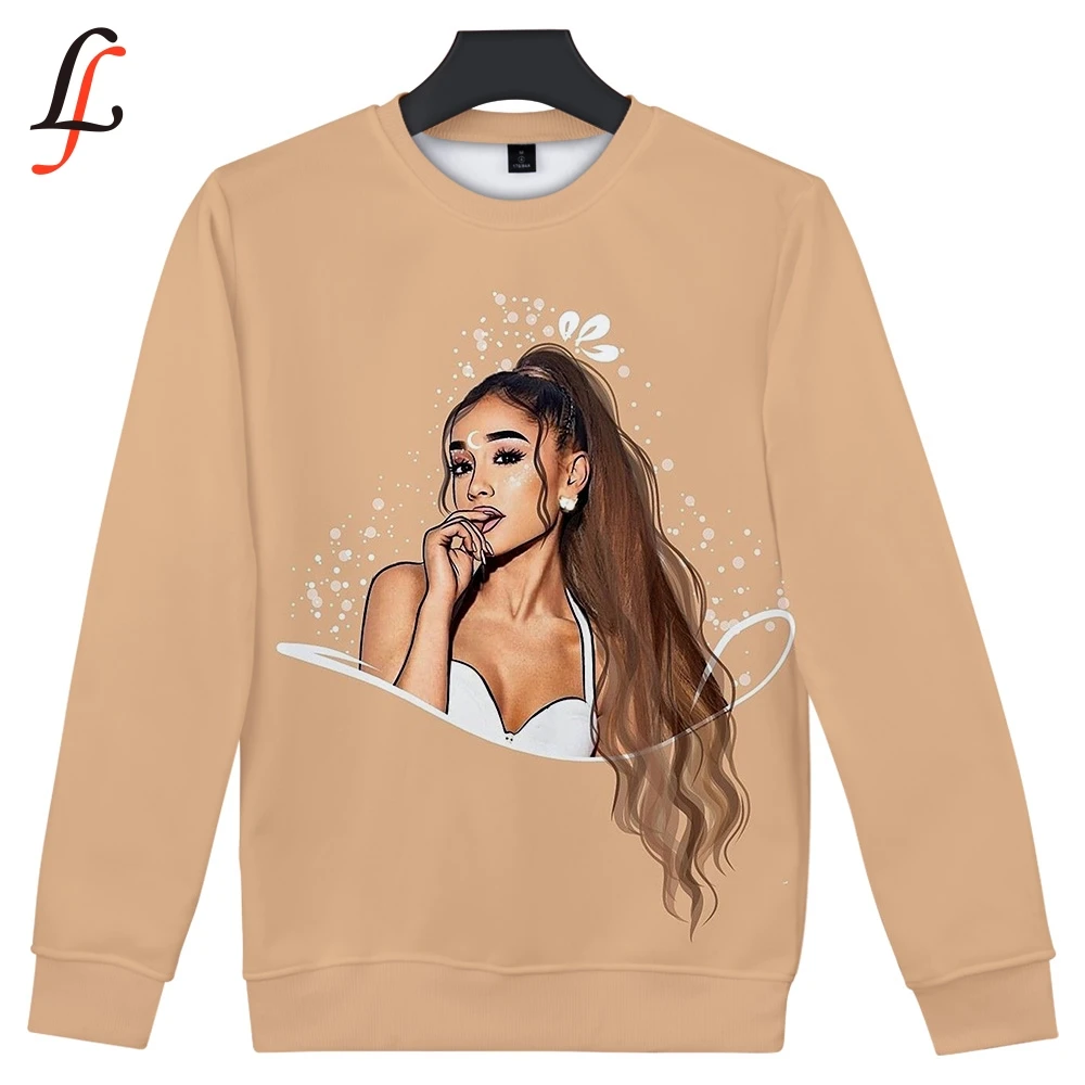 Ariana Grande, 3D принт, женская и мужская одежда,,, повседневные, Harajuku, крутые толстовки, кофты, топы размера плюс 4XL
