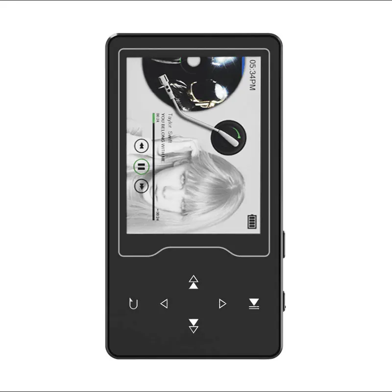 Продукт, RUIZU D08, Mp3 плеер, 8 ГБ, 16 ГБ, для хранения, 2,4 дюймов, HD, большой цветной экран, воспроизведение, высокое качество, радио, Fm, электронная книга, музыкальный плеер