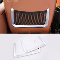 abs car seat rear back seat storage net bag frame cover trim for maserati ghibli 2014 2017 for levante 2016 accessories 2pcs