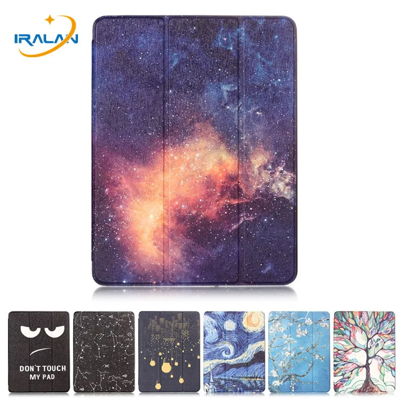 Тонкий Шелковый Чехол книжка из искусственной кожи с принтом для Apple Air 3 10 5 2019