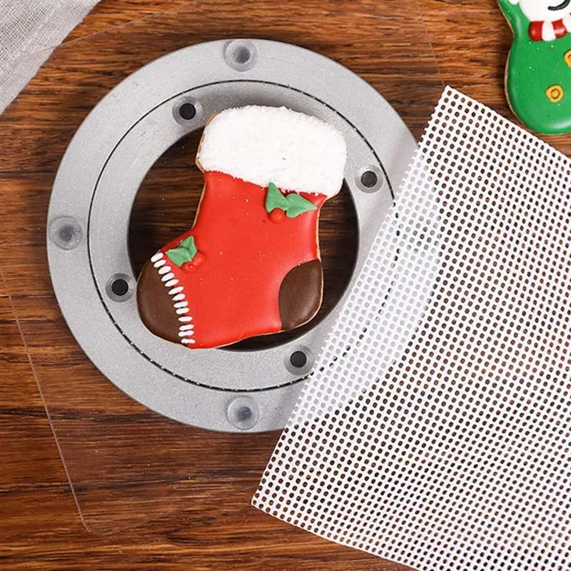 

Вращающийся металлический стол для украшения торта, подставка для пирожных градусов, 6 игл