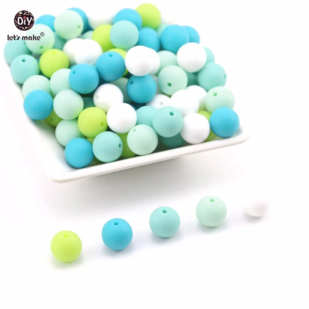 Детские Силиконовые Прорезыватели для зубов 10 шт. 15 мм|baby teether|food grade silicone teetherfood