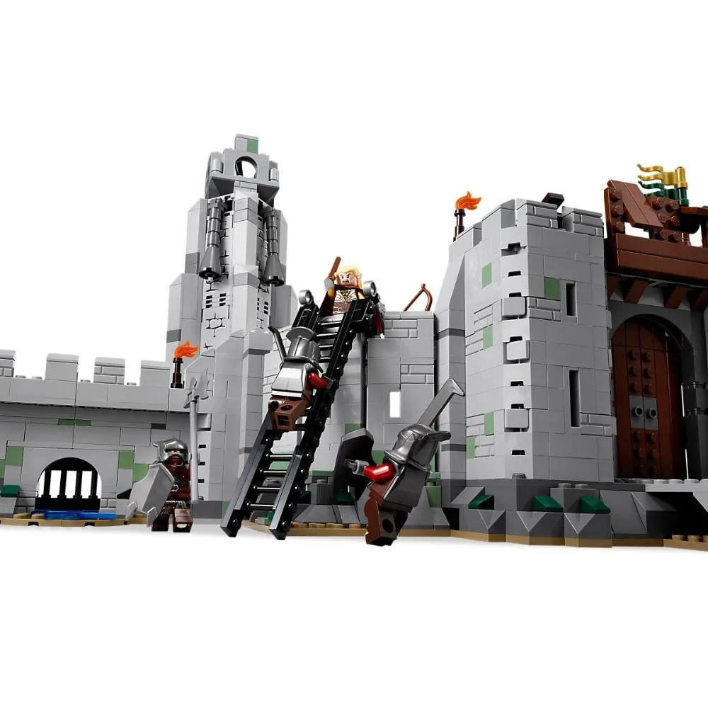1368 шт. битва Helme''s глубокий Совместимость Legoe LofTR и Хоббит 9474 строительные