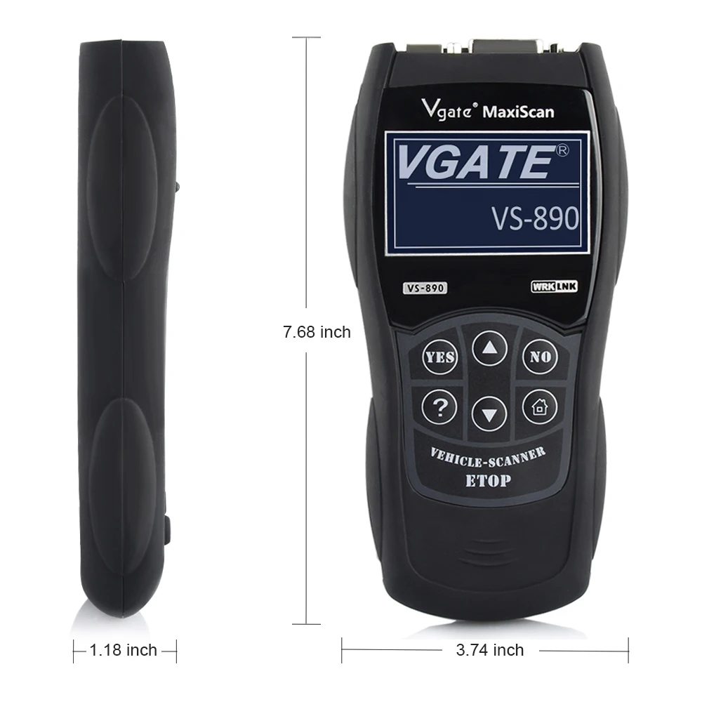 2021 Новый OBD2 сканер Vgate Maxiscan VS890 OBD 2 Автомобильный автомобильный диагностический