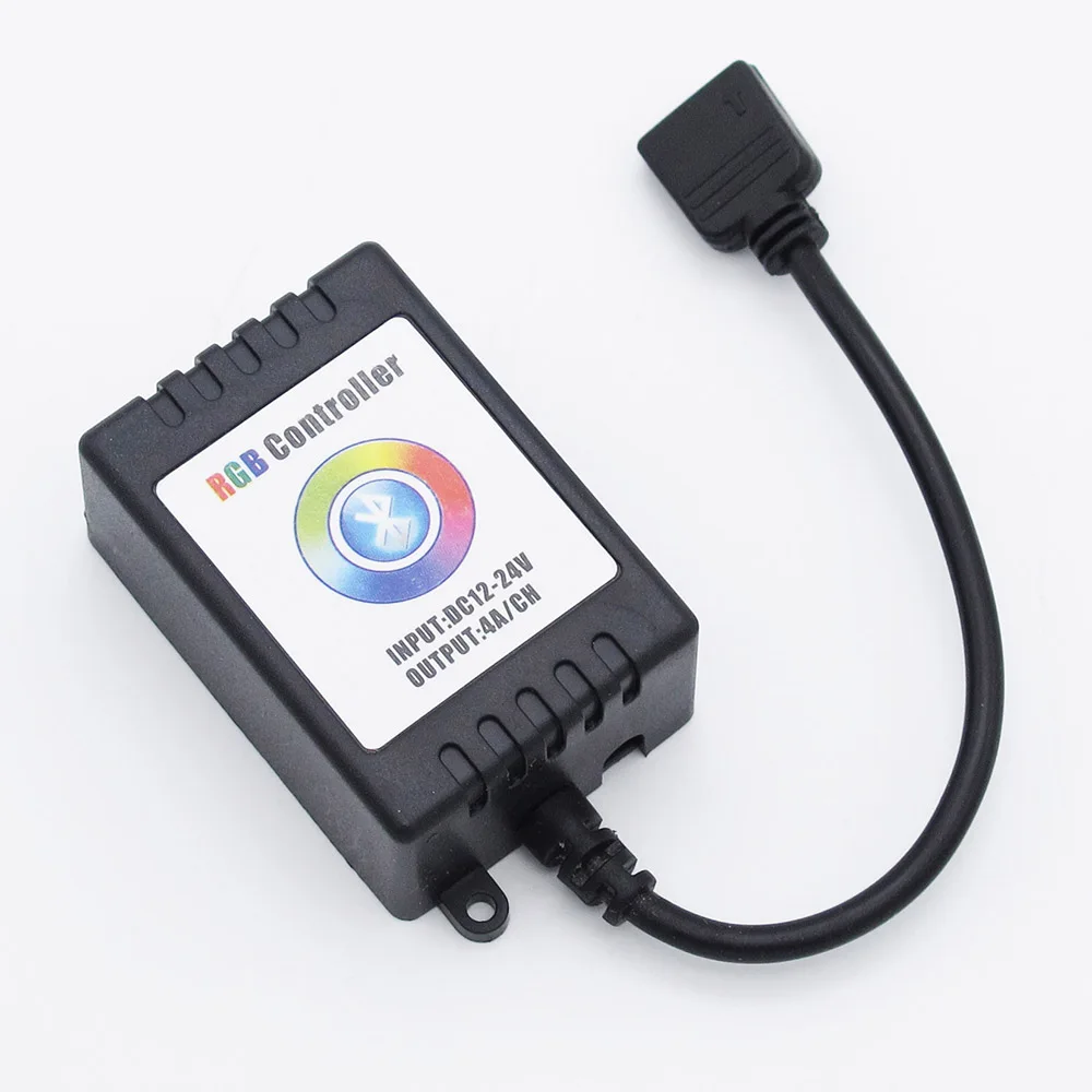 Bluetooth 4 0 RGB Led контроллер управления DC 12 V 24 Беспроводной регулятор освещенности с