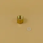 10 шт.лот Roland Mimaki Mutoh маленькие демпферные гайки с уплотнительным кольцом 3x2 мм трубка (маленькая медная резьба)