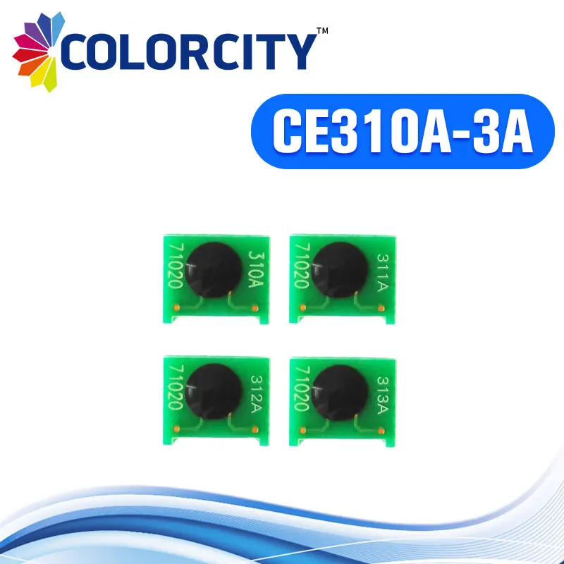 5 компл. CE310A CE313A тонер картридж чип для HP color laserJet CP 1025 CP1025 CP1025nw Pro 100 MFP M175nw M275