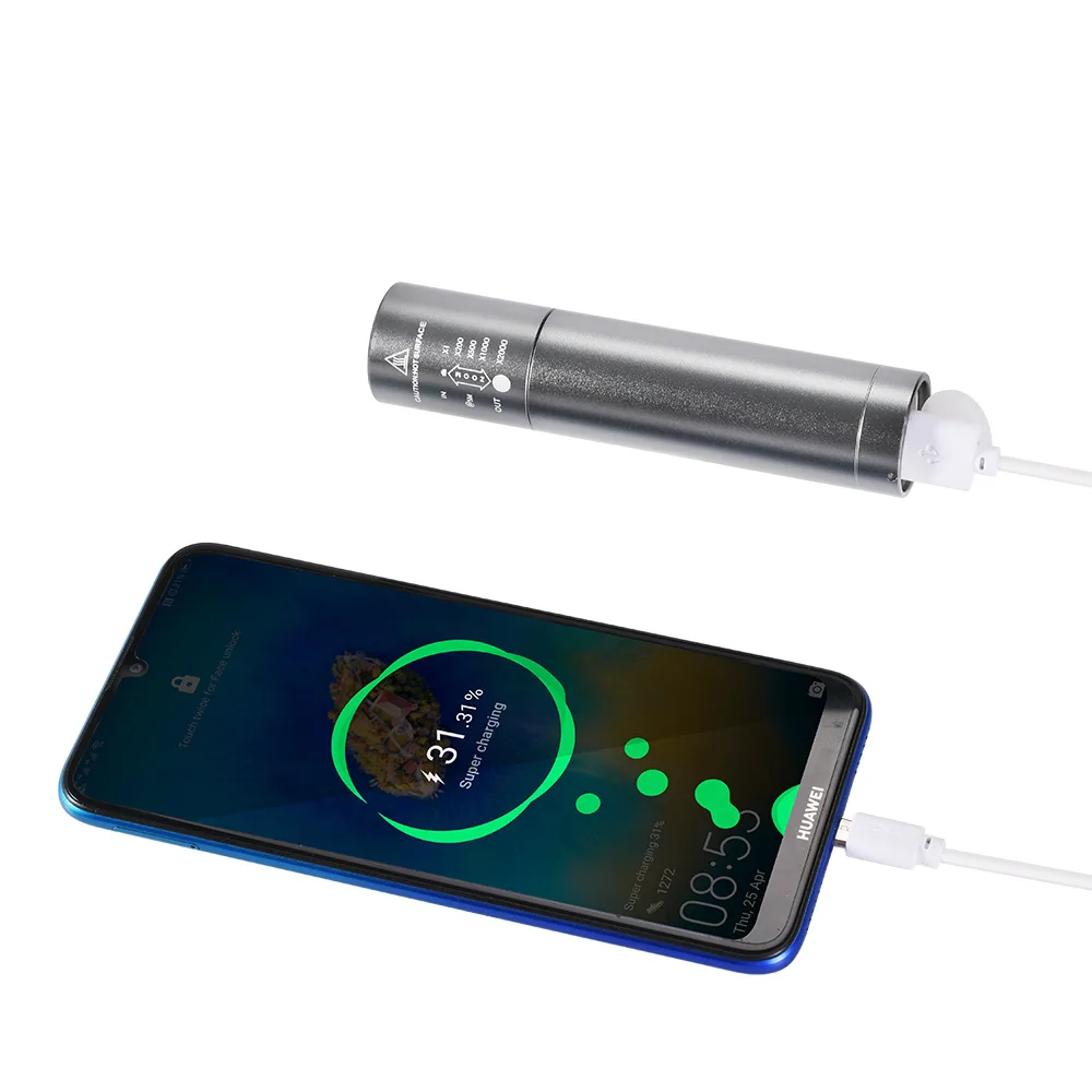 Сова Фонарик светодиодный масштабируемой 5000lm power bank водонепроницаемый фонарь
