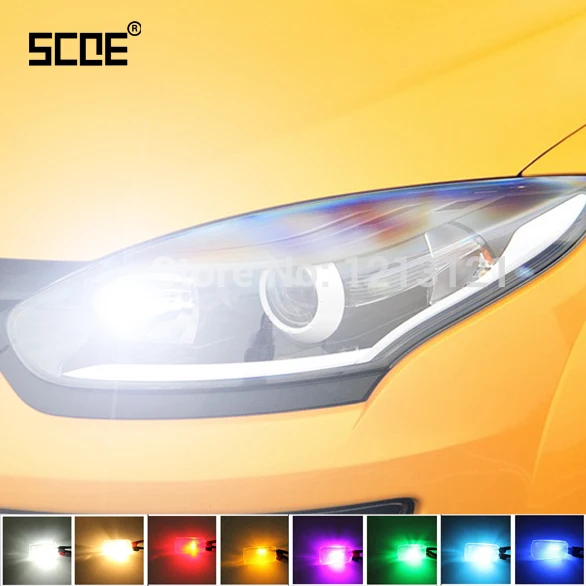 SCOE автостайлинг 2x6SMD светодиодная лампочка габаритные огни источник света