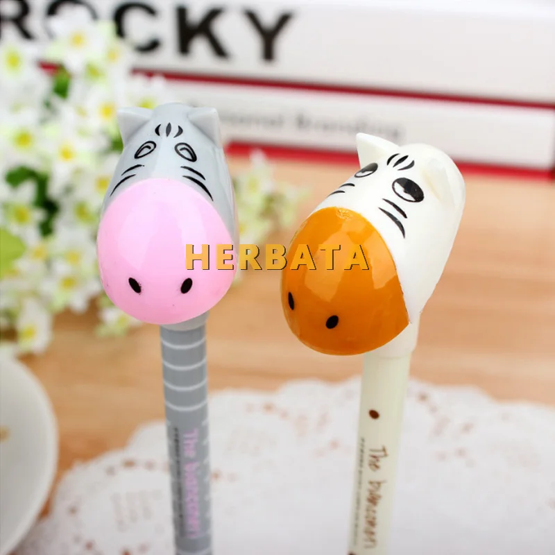 1 шт./лот милые животные черные чернила блестящие офисные школьные материалы