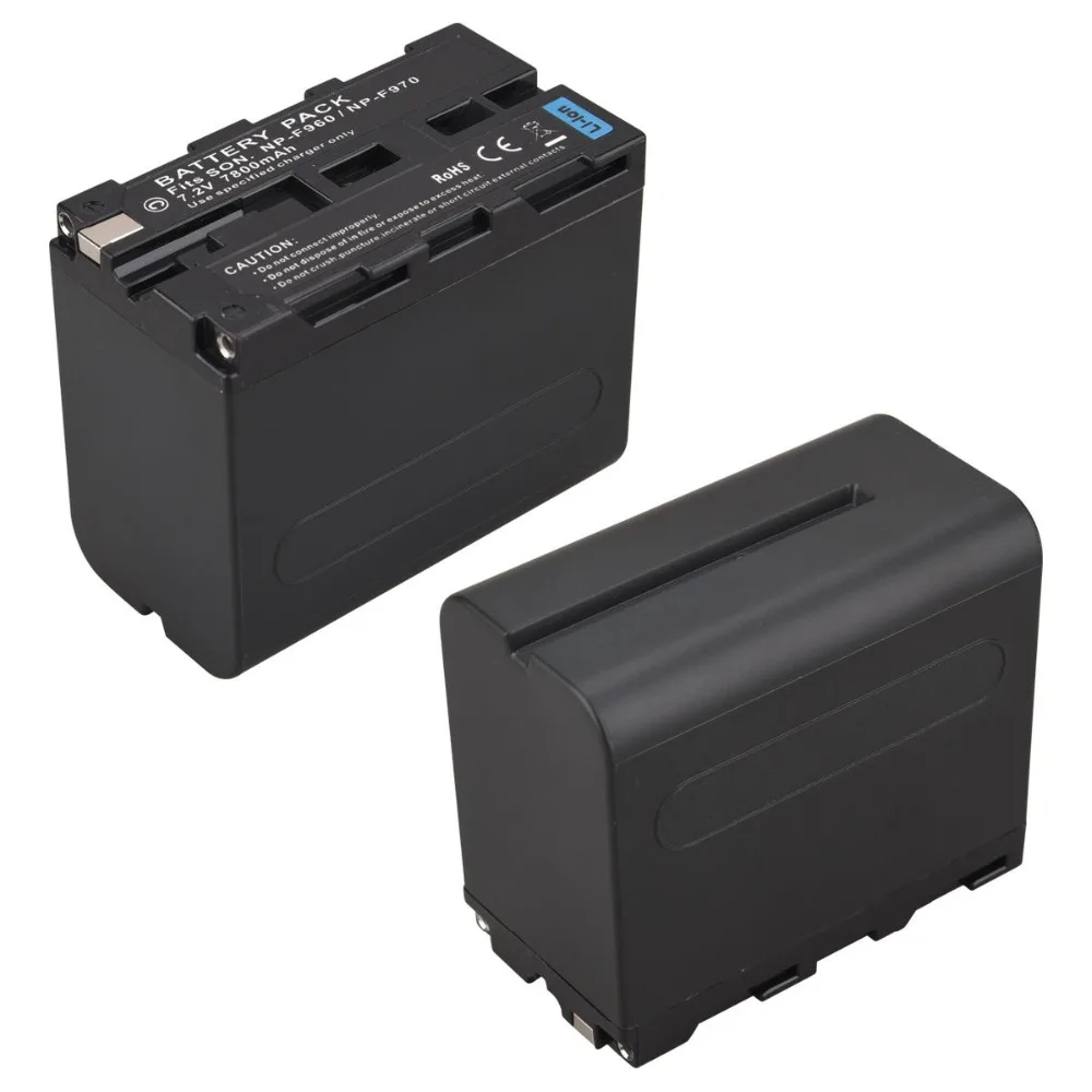 GTF High Capacity 7.2V 7800mAh NP-F960 NP-F970 Camera Battery Pack For Sony F960 F970 Rechargeable | Электроника