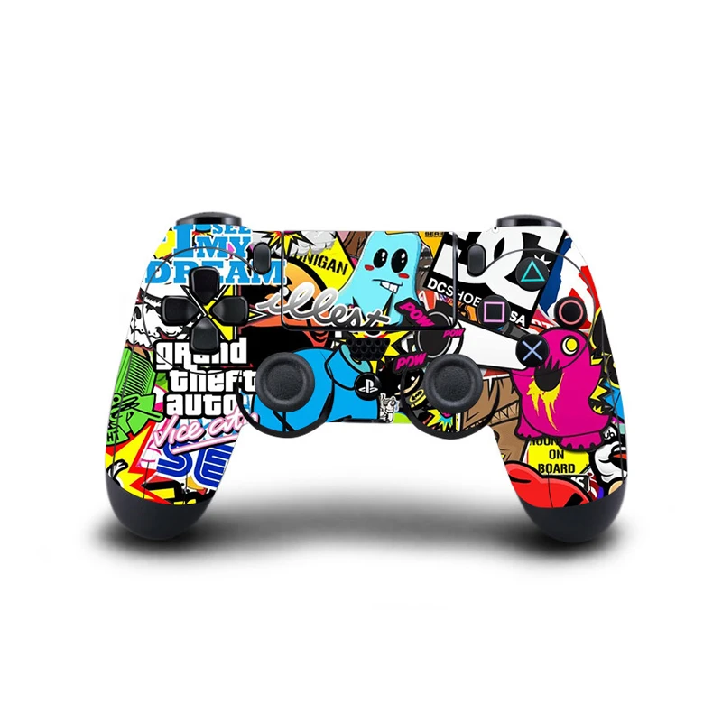 Полное покрытие геймпад наклейки кожи для Playstation 4 Dualshock Контроллеры виниловые