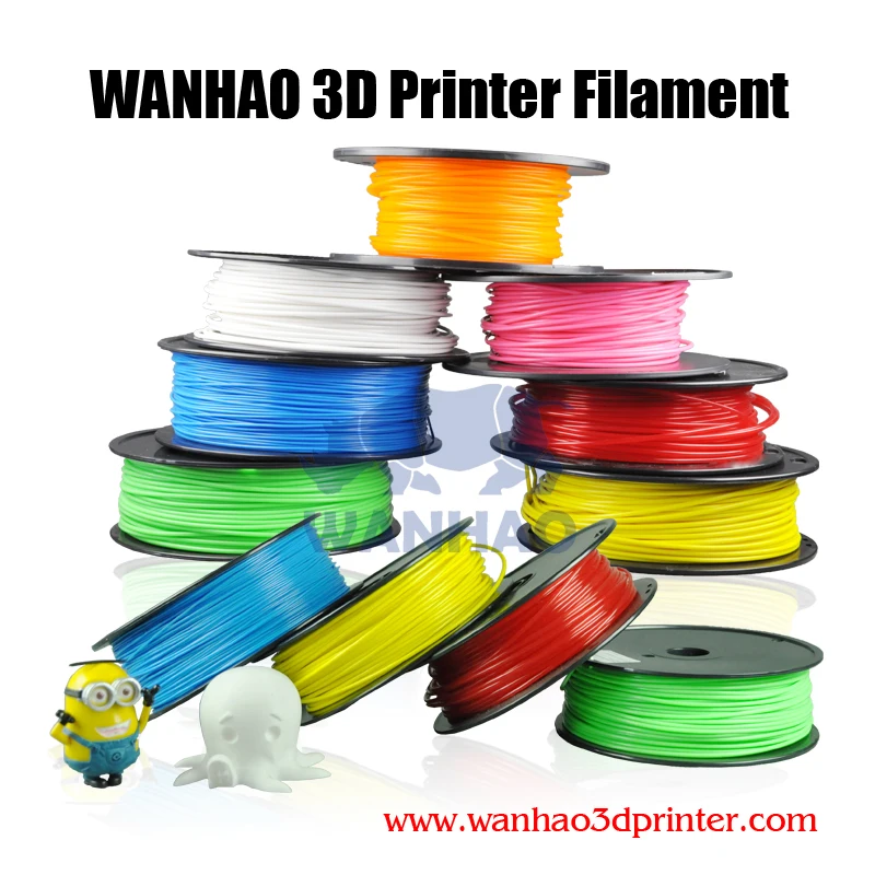 

WANHAO PLA Filament 1.75mm 1KG/Roll 28 Colors for Choosing for All FDM 3D Printer 1.75mm PLA/PETG/PVA Plastic