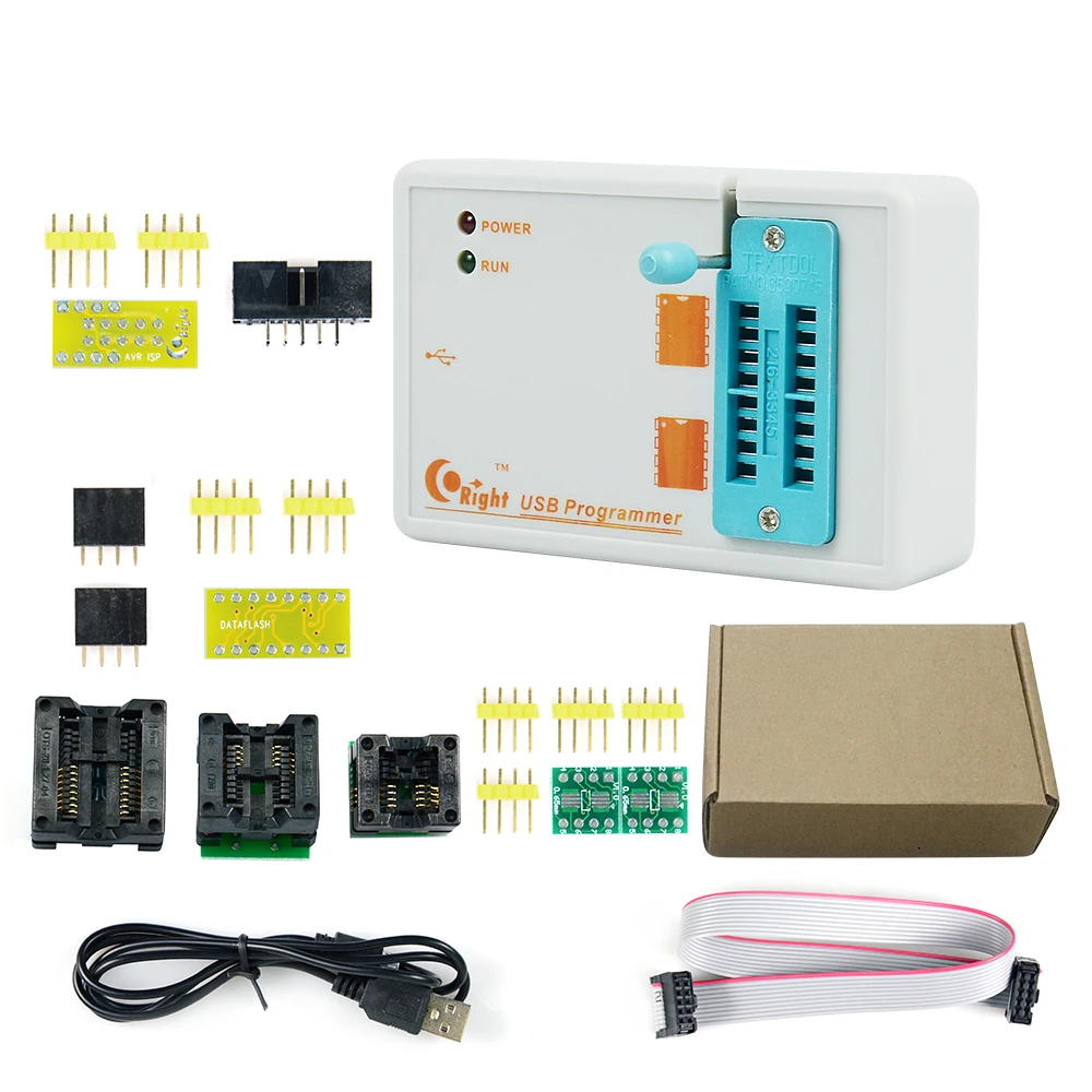 USB-программатор Skypro с 3 розетками поддержкой 24 25 93 EEPROM flash bios Win 7 и WIN8 лучшее