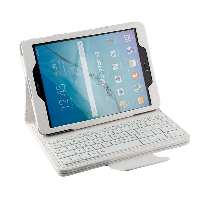 Для samsung Galaxy Tab S2 9 7 ''T810 T815 планшет съемный ABS Bluetooth клавиатура портфель кожаный