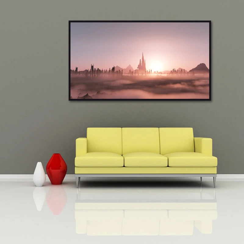 Framed Ink style poster series Painting Canvas Wall Art Picture Home Decoration Living Room Print Modern Painting1H-HSYX | Дом и сад