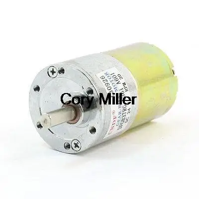 Фотоцилиндр максимальный диаметр 37 мм скорость 20 об/мин редукторный двигатель 24 В