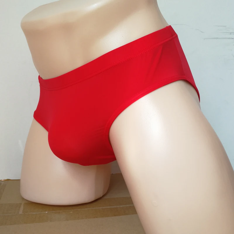 Sexy Men Ice Silk Underwear Transparent Briefs G-string Smooth Breathable Thongs Low Rise Seamless Gay FX07 |