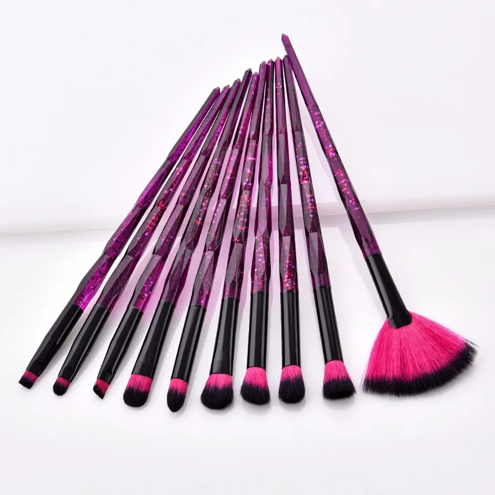 10pcs/set Makeup Brushes Set Eye Shadow Brush EyeBrow Concealer Kits Synthetic Hair Lip Beauty Cosmetics Maquiagem | Красота и