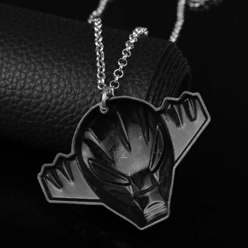 

dongsheng Fashion Anime Jewelry Robot Kotetsu Jeeg Mask Pendants Necklaces Man's Punk Long Link Chain Necklace -30
