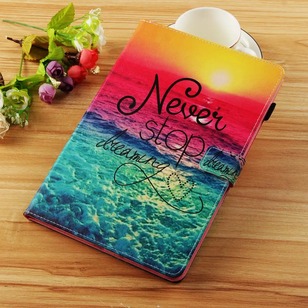 Чехол для планшета Tab S5E T725 чехол с рисунком медведя шара лошади откидной кожаный