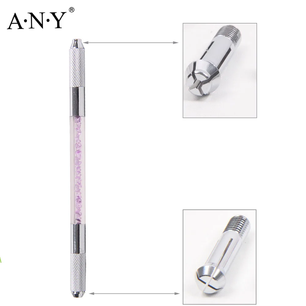 Angnya Новинка 2017 года 1 шт. двойной конец одноразовые microblading Постоянный бровей