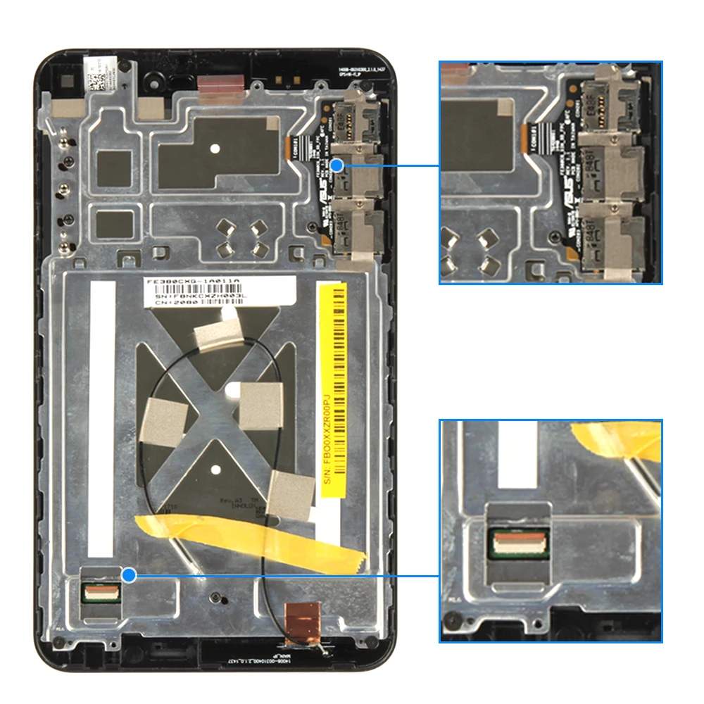 Srjtek для Asus Fonepad 8 FE380 FE380CG FE380CXG K016 ME380 ЖК дисплей матричный экран сенсорная панель
