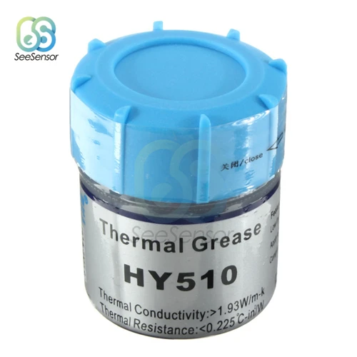 HY510 20g Силиконовое соединение Теплопроводящая паста штукатурка для радиатора клей процессор GPU чип охлаждения HY510 HY410 HY710 HY810 - Цвет: HY510 20g