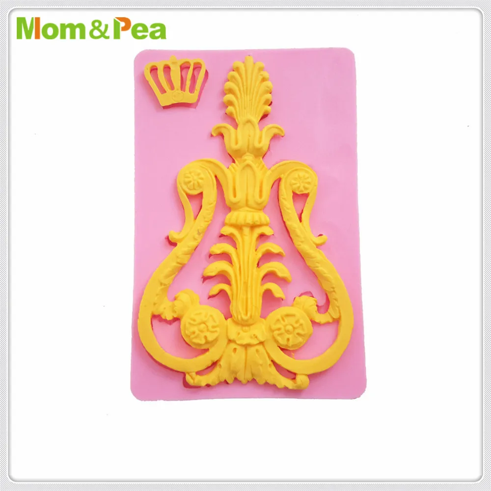 Mom & Pea MPA1941 силиконовая форма с короной украшение торта помадка торт 3D пищевого