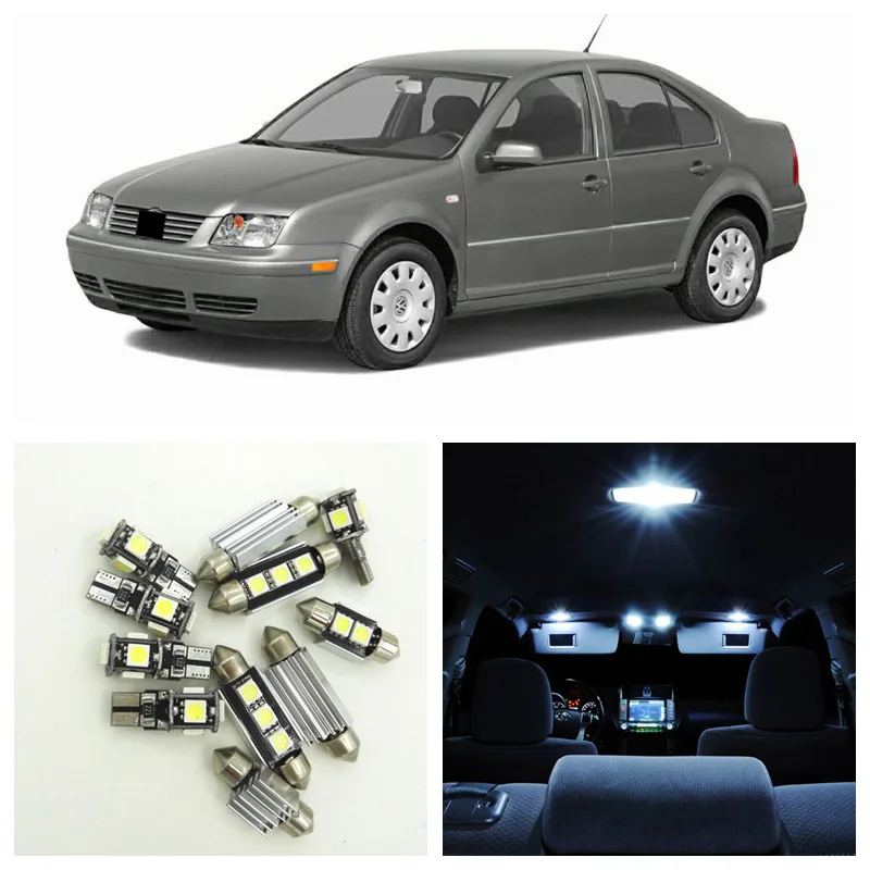 Белые автомобисветодиодный светодиодные лампы Canbus 15 шт. посылка 1999-2004 Volkswagen VW MK4