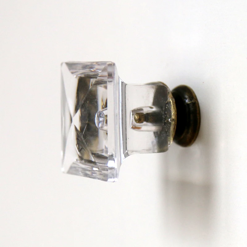 Прозрачные Акриловые Ручки для кухонного шкафа 27 мм 10 шт. ручки комода спальни