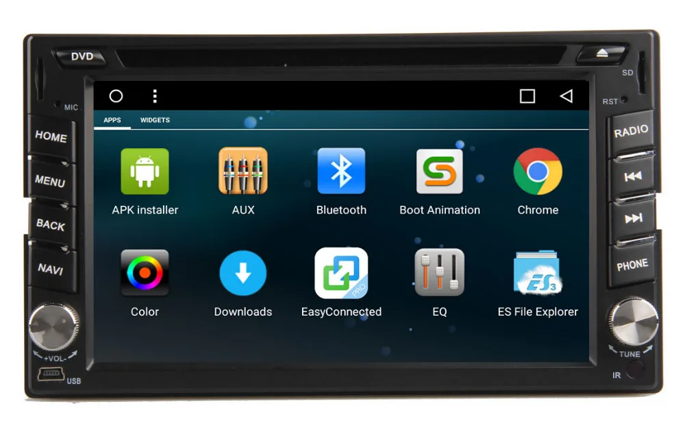 Универсальный автомобильный dvd плеер 8 ядер 32 ГБ Android 1 2 Din стерео GPS навигация