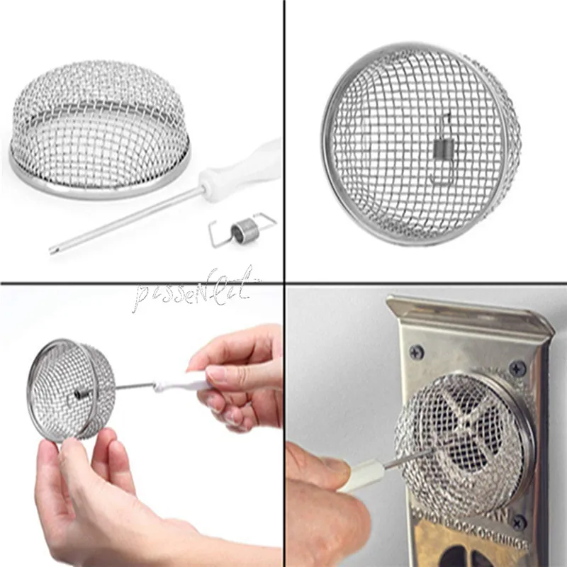 2pcs RV Flying Insect Screen Stain Steel Net Cover TrailerCamper Motor-home Bugs Mesh for Furnace/Battery Vent | Автомобили и