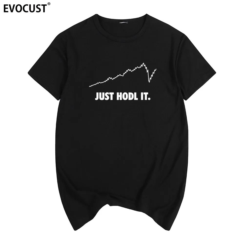Биткойн Just Hodl It криптовалюта кибер валюта финансовые революции футболка