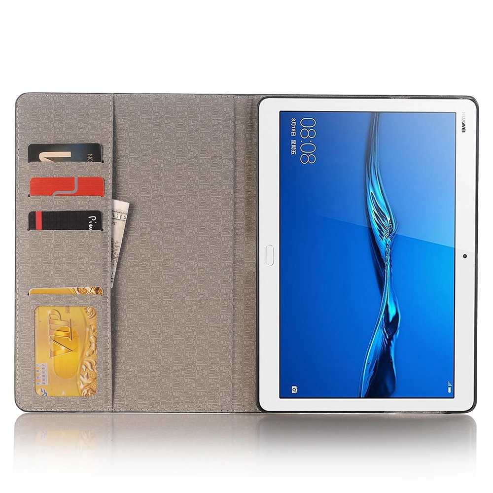 Крокодиловый магнит умный чехол подставка кожаный для Huawei MediaPad T3 10 AGS-W09 AGS-L09 +