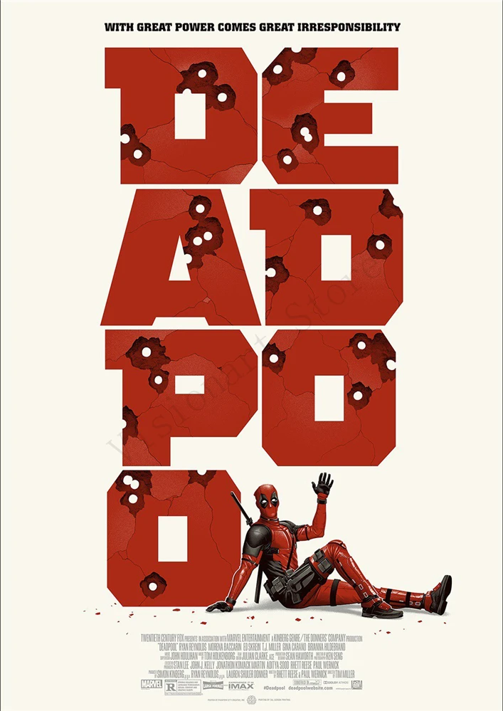 Стикер на стену Deadpool высокого качества украшение для дома|stickers home decor|wall stickers