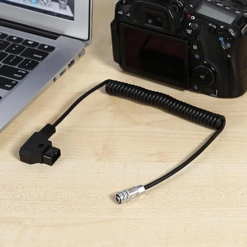 Кабель питания 4K к D tap для BMPCC Blackmagic Pocket Cinema Camera Battery 12 17V спиральный кабель Dtap Weip