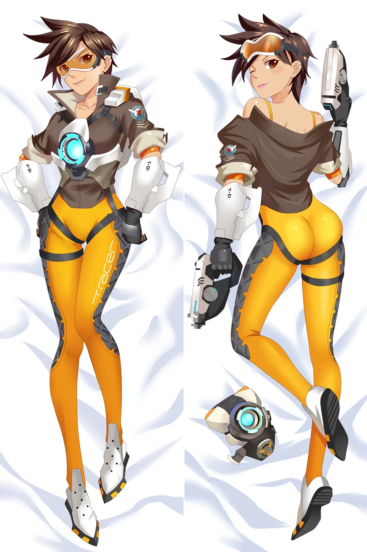 Аниме OW Mercy& Mei& Tracer& Widowmaker& D. Va& SOLDIER: 76& mcchini otaku Подушка «Dakimakura» чехол обнимающий тело наволочка